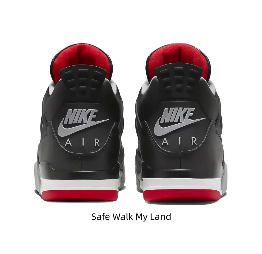 Black Red Gray Tri-Color Mid Top Retro Basketball Sneakers Street Daily Trend Kicks