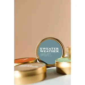 Sweater Weather Travel Tin Candle