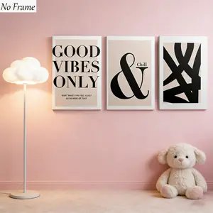 3pcs Minimalist Inspirational Quote Art, Home Decor Poster Set, Modern Home Decoration, Perfect for Living Room Bedroom Office, Motivational Wall Decoration