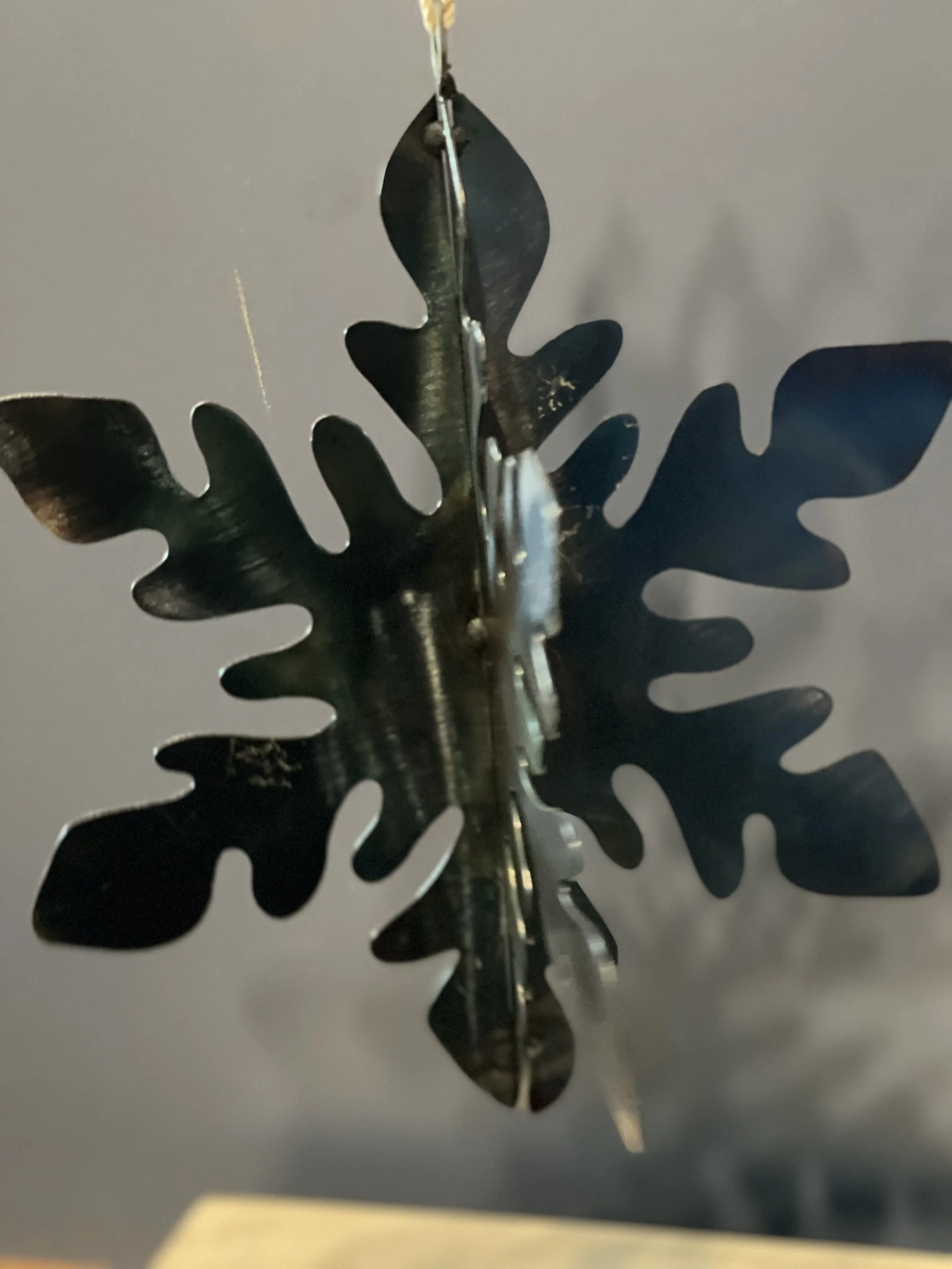 3D Hanging Snowflake