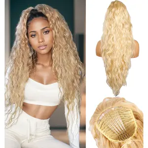 Curly Wavy Ponytail Extension 30 Inch Comb Clip in Long Pony Tails Soft Lightweight Synthetic Fake Hairpiece Multi Layered Natural Looking Hair Extensions for Women Girls Party Daily Use  elegant hair accessory