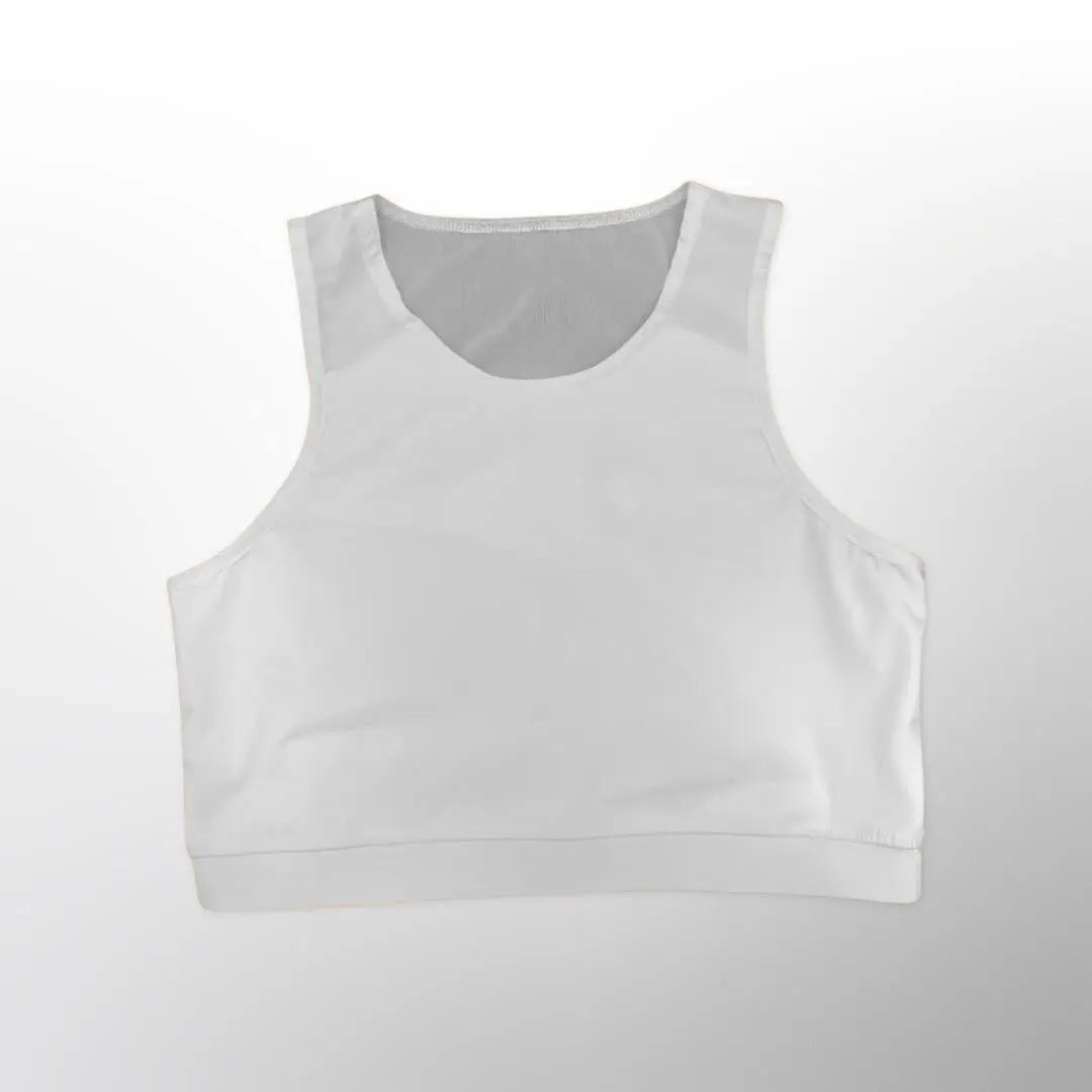Mesh Back Comfort Band Binder White Mesh Back Comfort Band Binder White