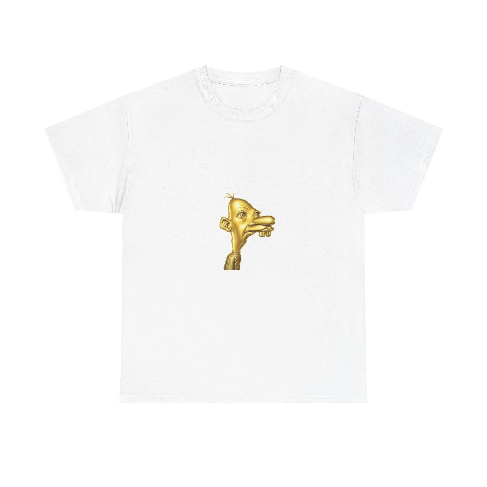 Men's Golden Manny T-Shirt, Casual Daily Wear Tops for Men Crewneck Classic