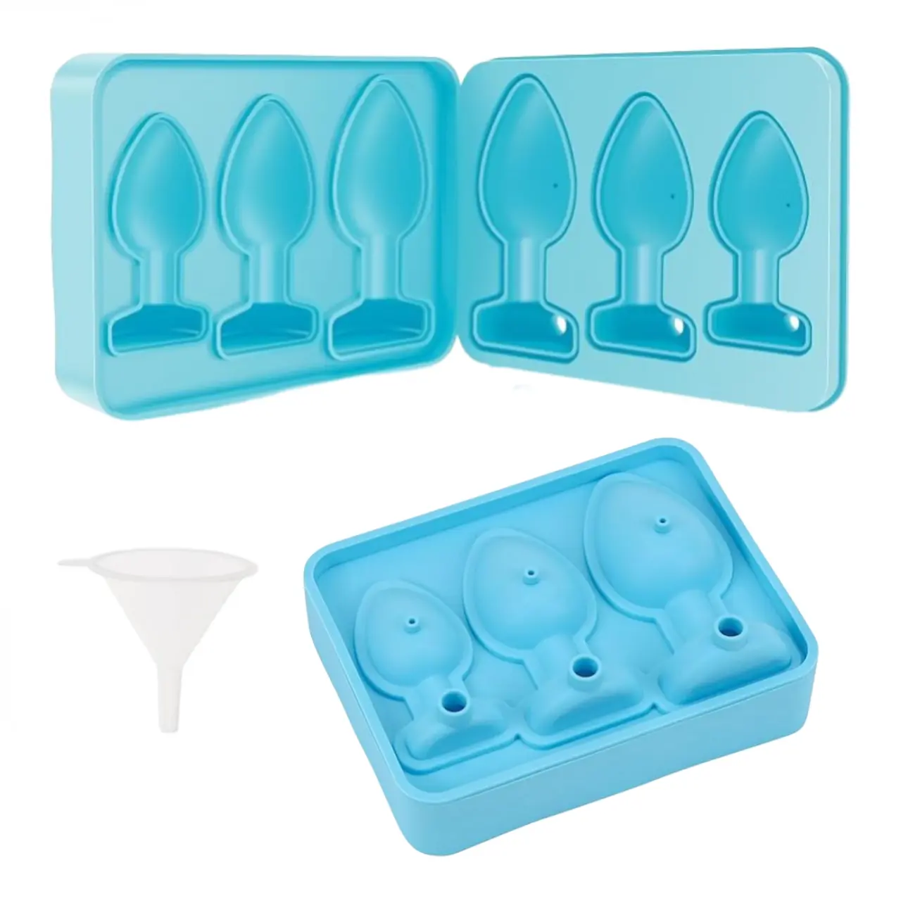 Prank Ice Cube Mold Tray – Fun Silicone DIY Ice Tray for Whiskey, Coffee, Cocktails, & Parties