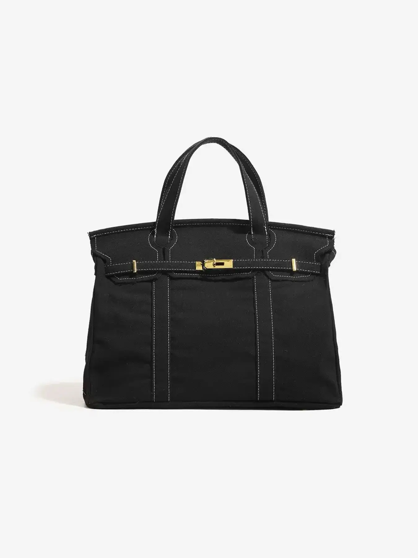 Canvas Handbag High-End Colorblock Handbag Large Capacity Commuter Versatile Tote Bag, Stylish and Durable Shoulder Bag, Canvas Shoulder Bags, Casual Commuter Bag, Elegant Shoulder Bag, High Quality Bag