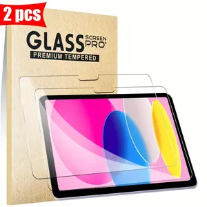 2-Pack High-Quality Tempered Glass Film for iPad 11 11th 11-Inch A16, Anti-Fingerprint Shockproof Screen Protector, HD Tablet Glass Film, Protective Glass, Protection, Tablet Screen Protectors