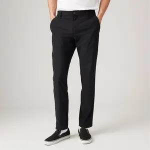 Levi's Men's XX Tapered Tech Chino Pants - Black 30x32: Midweight, Stretch, Knit, Pockets