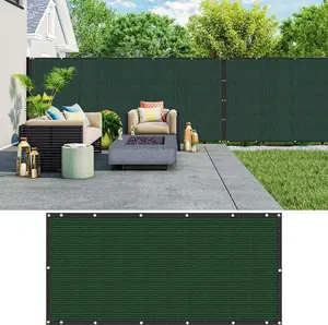 Petgrow 3FTX50FT Heavy Duty Mesh Fabric Shade Net Outdoor, Customizable UV Protection Shade Cover with Grommets Garden, Yard, Patio, Balcony, Deck, Green