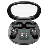 MSHUKCOE Sleep-Ready Mini Plastic Bluetooth 5.4 Wireless Earbuds - Noise Cancellation, 36H Battery Life, Distinct Calls, Waterproof, Touch Controls, Stable Connection, Portable, No Fumbling, Charging, Cable Management for Work, Sport,techvibes