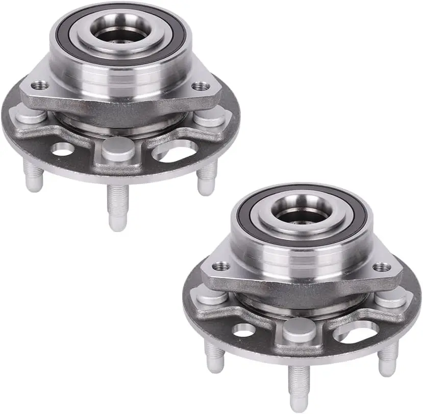 Front/Rear Wheel Hub Bearing Hub Assembly Set 513288 fit for 11-16 Buick Lacrosse Regal,10-17 Chevrolet Equinox,10-17 GMC Terrain,SAAB 9-5,Cadillac XTS CTS,Chevrolet Impala Malibu 5 Lugs, Oldsmobile