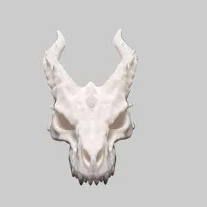 3D Printed Dragon Skull Pauldron