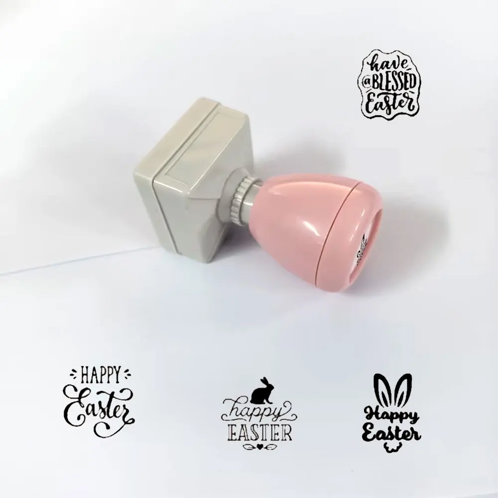 Easter Theme Stamp Set, Bunny Ears & Blessing Designs, Party Decoration Stamps, Holiday Journal/greeting Card Making, Gift Stamps