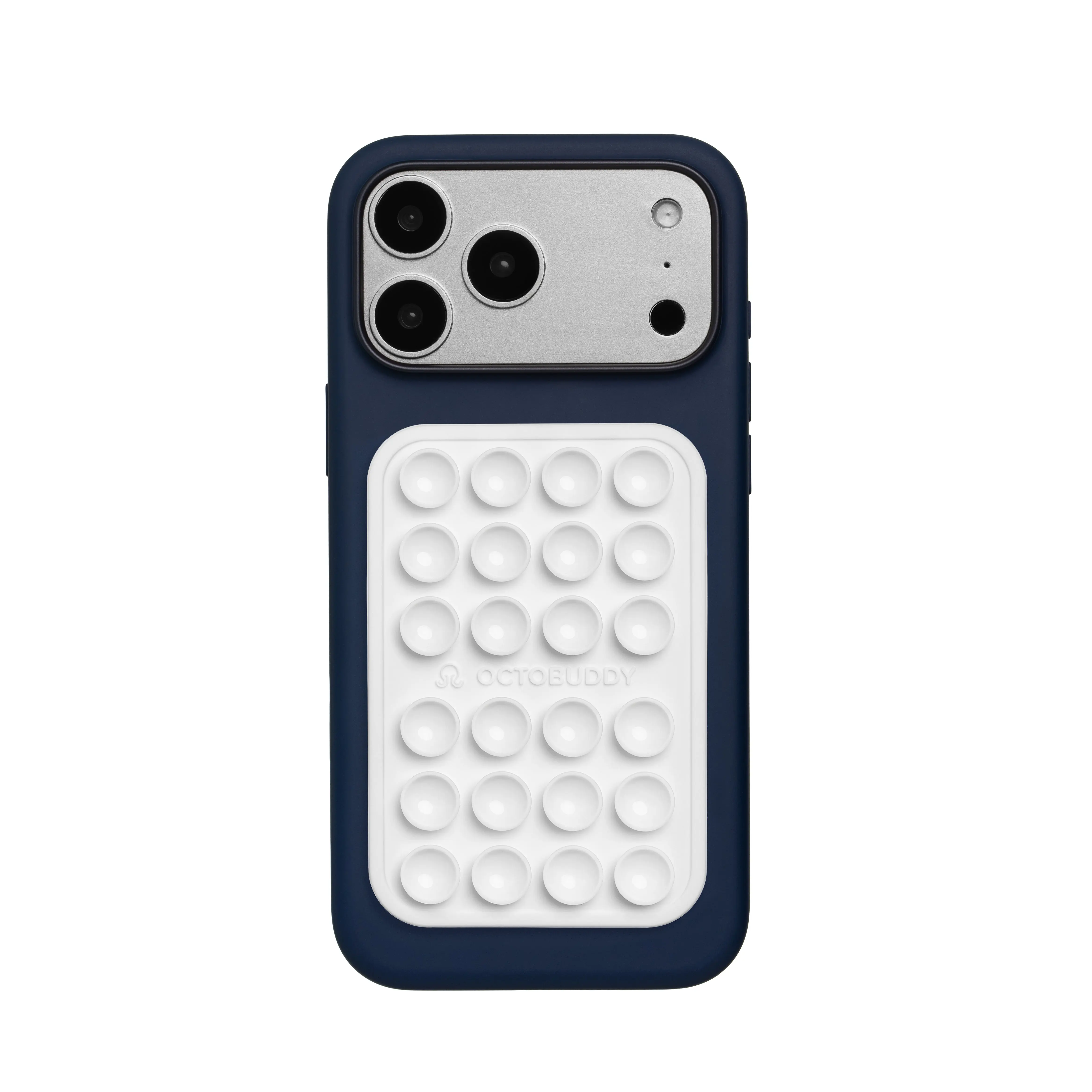 OCTOBUDDY MAX Original Suction Phone Case – Extra Strong Hands-Free Stick-On Phone Holder for Mirrors, Showers & Windows, Reusable Grip for Filming & Daily Use