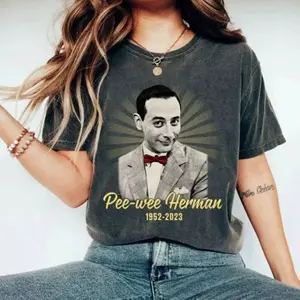 RIP Pee-wee Herman Shirt , Paul Reubens Shirt All Size