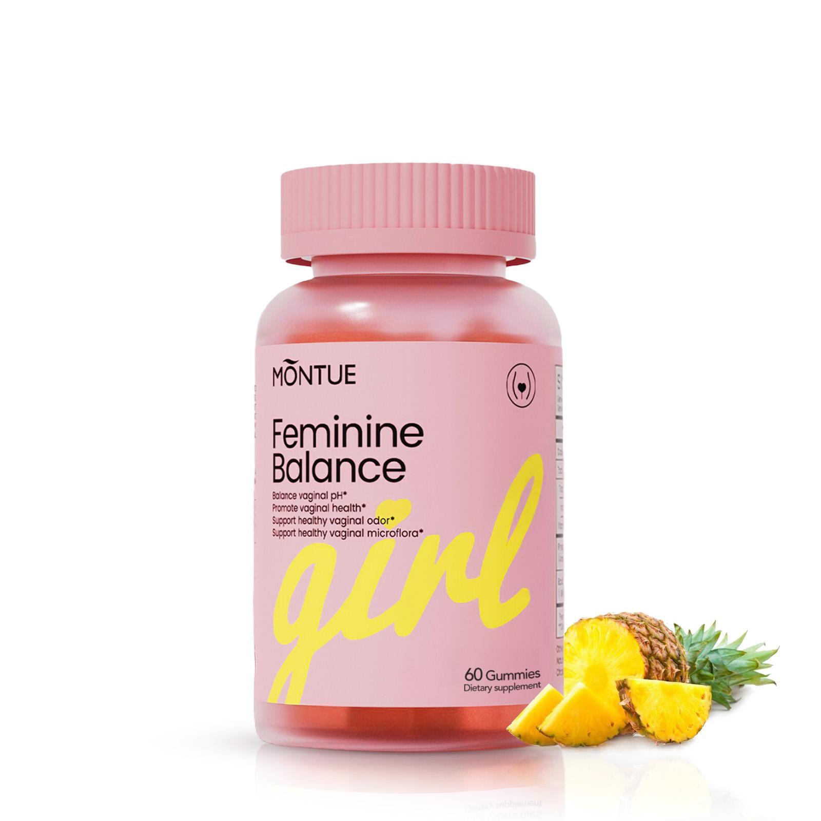 Montue Women’s Vaginal Health Gummies, Helps Maintain Healthy pH, Feminine Hygiene Support, Pineapple Flavor, 60 Count Bottle Montue Women’s Vaginal Health Gummies, Helps Maintain Healthy pH, Feminine Hygiene Support, Pineapple Flavor, 60 Count Bottle