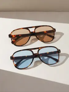 Unisex Round Frame Sunglasses, Fashion Sunglasses, Trendy Casual Sunglasses, UV Protection PC Lenses, Casual Style, Lightweight & Durable Design, Perfect for Outdoor Activities