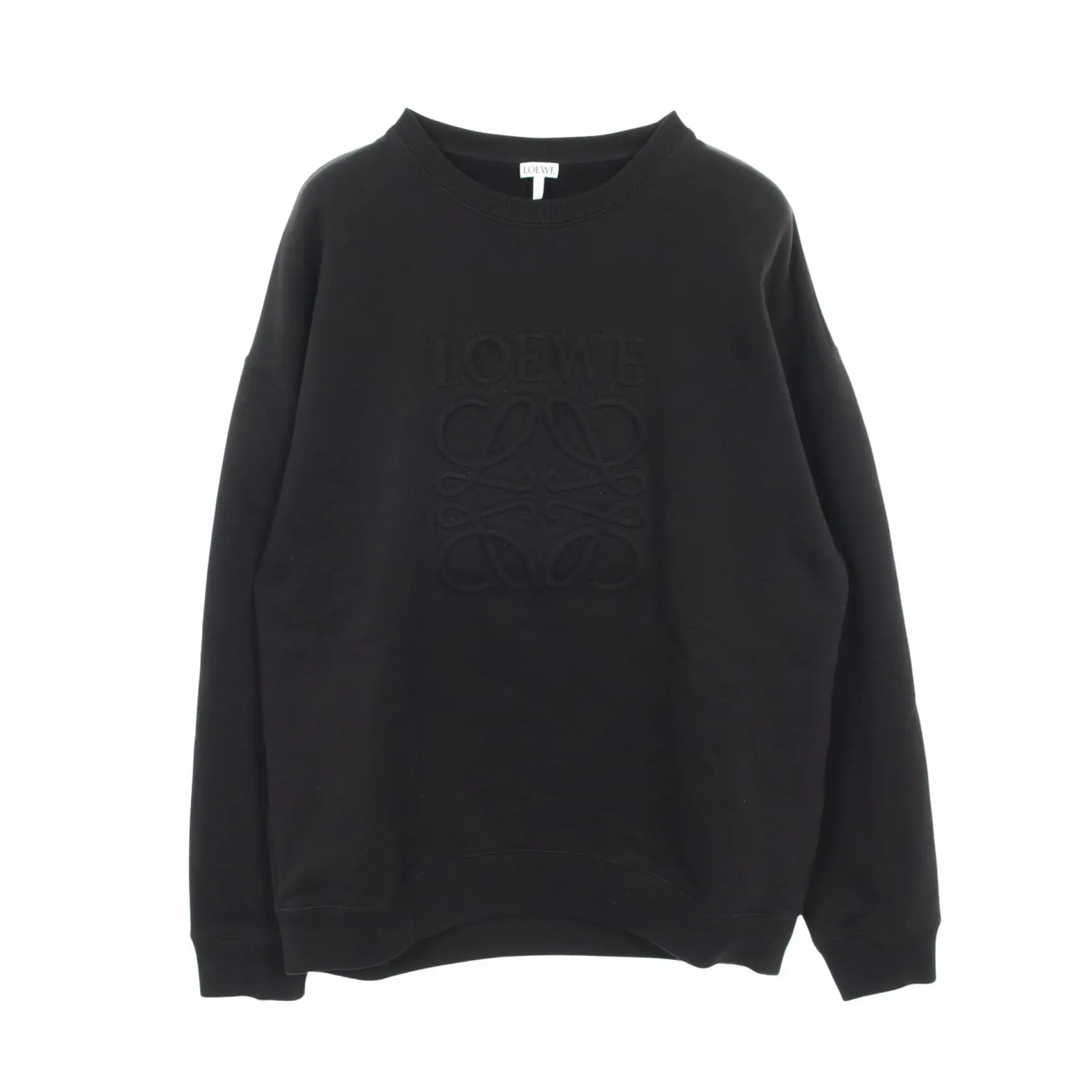 Pre-owned Loewe Cotton Small Leather Goods Anagram Sweatshirt