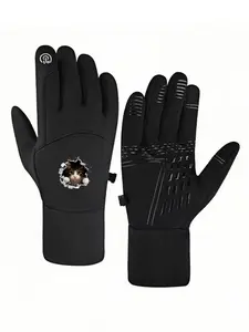 Men's Touchscreen Gloves for Fall & Winter, Windproof and Warm, Ideal for Cycling, Fishing, Running, Halloween, Thanksgiving, Christmas