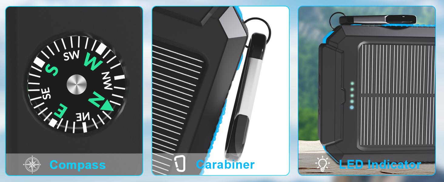 Solar Charger Power Bank 20000mAh, Portable Charger, 4 Cables 3 Ports Fast Charging External Battery Pack with USB C for Cell Phones, Solar Panel Charger with Dual Flashlight for Camping power bank power bank charger battery power bank Waterproof Compass, Solar Charger Power Bank 20000mAh, Portable Charger, 4 Cables 3 Ports Fast Charging External Battery Pack with USB C for Cell Phones, Solar Panel Charger with Dual Flashlight for Camping power bank power bank charger battery power bank Waterproof Compass,