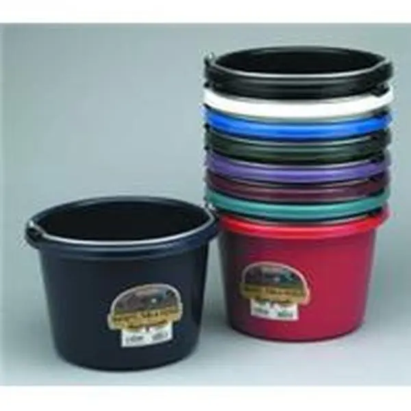 Miller Plastic Bucket, Black, 8 Qt - P8BLACKA, Home Care Supplies Plastic Bucket, Plastic Buckets