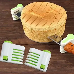 Multifunctional Cake Slicer Set, Five-Layer Bread Cutter, Practical Kitchen Baking Tool, Home Use, 2-Piece Set, Home Baking Enthusiasts, Versatile Kitchen Tool, Durable, Kitchen Utensils Set