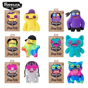 Fuggler Cute Toothy Monster Plush Toy | Hip Hop Style Stuffed Doll | Soft Plush Pillow, Fun Room Decor, Birthday Gift for Kids & Teens