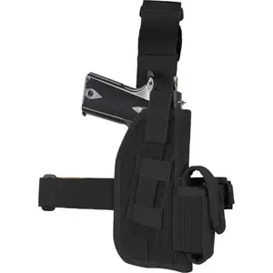 Black - Tactical 5 in. Drop Leg Beretta Holster