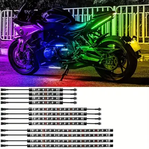 Motorcycle LED Light Strips | 16M Colors + 256 Light Modes