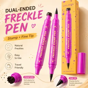Dual-Ended Faux Freckle Pen, Freckle Stamp and Fine Tip Makeup Pen for Natural-Looking Face Makeup, Easy Freckle Look for Daily Wear, Party, Festival and Photo Makeup, #summervibes, summerwins #DealsForYouDays