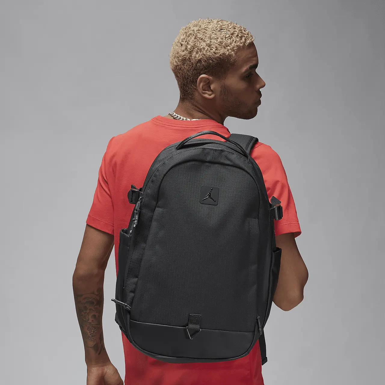 Nike CORDURA Franchise Backpack Dark Smoke Grey MA0899-G9Q, Durable Everyday Backpack, Spacious Main Compartment, Multiple Storage Pockets, Adjustable Shoulder Straps, CORDURA Construction, Casual Travel and School Bag