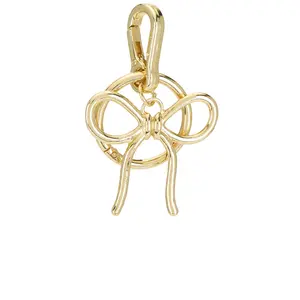 BaubleBar Bow Bag Charm in Gold