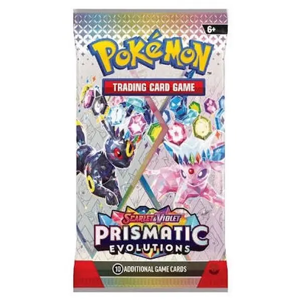 Prismatic Single Booster Pack - Pokemon Trading Card Game Prismatic Evolution Edition