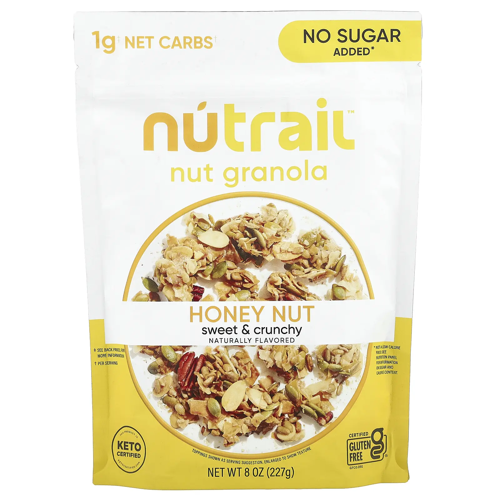 NuTrail Nut Granola, Honey Nut, 8 oz (227 g)