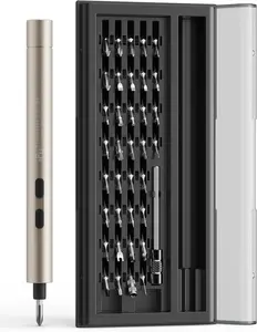 Mini Electric , 42 in 1 Precision  Set  Small Cordless Power  with LED Light & 37  Bits, Repair Tool for Phone Laptop Camera Watch Computer