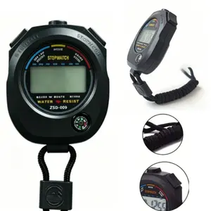 1pc Digital Sports Stopwatch, Durable High-Precision Timer with Neck Strap for Swim Gym Track Cycling & Outdoor Workouts