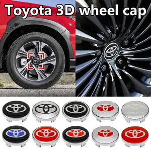 Toyota Car Style Decoration Accessories, Wheel HUB Center Cap Cover, Stylish Fitment for Toyota Models, Enhance Your Vehicle Look