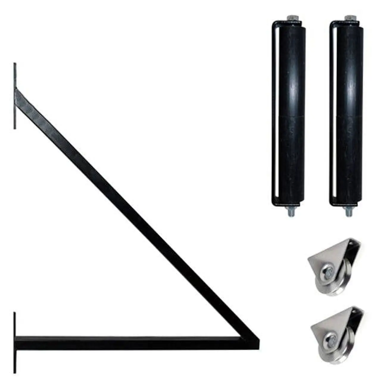 Aleko Sliding Gate Hardware Kit Pack with Extension Bracket for Gate Support
