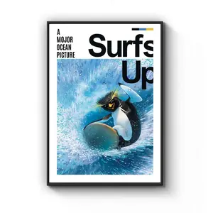 Surf's Up Movie Poster, Animation Movie Wall Art, Wall Decor