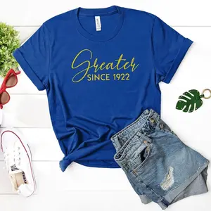 Sigma Gamma Rho GREATER Since T-Shirt - SGRHO Sorority Tee