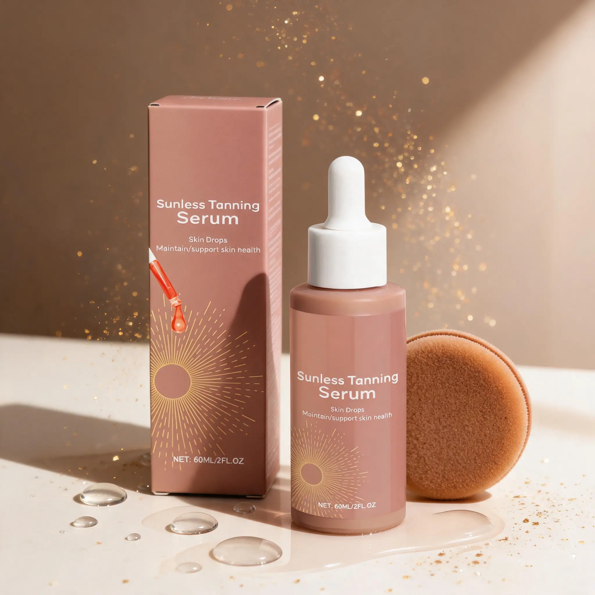 Herbal Sun-Kissed Wheat Skin Essence, No-Sun Tan Boosting Formula, Summer Beach Body Moisturizer for Skincare