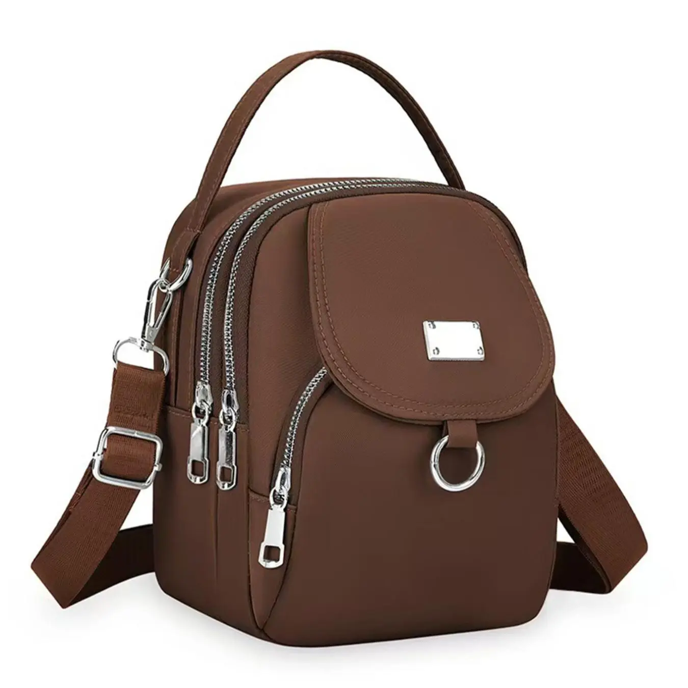 Pure Color Casual Shoulder Crossbody Bag, High-Quality Zipper Closure, Polyester Lining, Large Capacity Underarm Bag, Perfect Gift, Armpit Bag