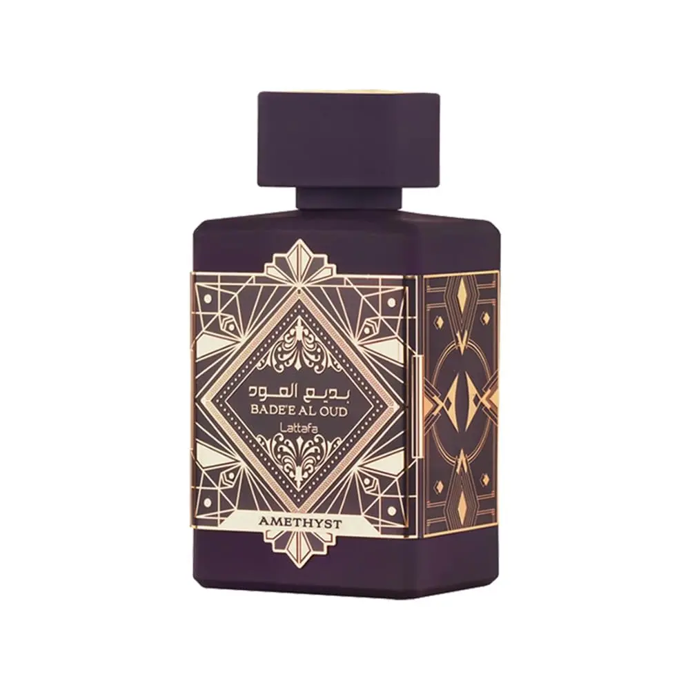 Lattafa Bade'e Al Oud Amethyst for Unisex Eau de Parfum Spray, 3.4 Ounce / 100 Ml Men's Wanted