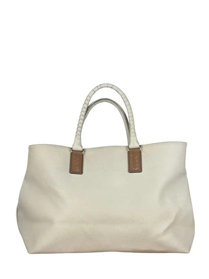 Pre-owned na Tote Bags Bottega Veneta Vintage Beige Marco Polo Tote