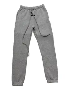 Sweatpants Men's Dark Oatmeal Cotton Soft Casual Workout Joggers with Elastic Waist for Comfortable Fit