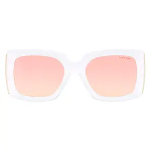 Bardot - Rose Gold Lightweight Durable Sunglasses Square Frames Sunglasses