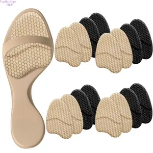 8/4 Pairs Metatarsal Foot Pads Anti Slip Ball Of Foot Cushions Invisible High Heel Comfort Inserts Soft Foot Care Accessories For Ladies Daily Walking Outdoor Travel Casual Use Festival Practical Prese