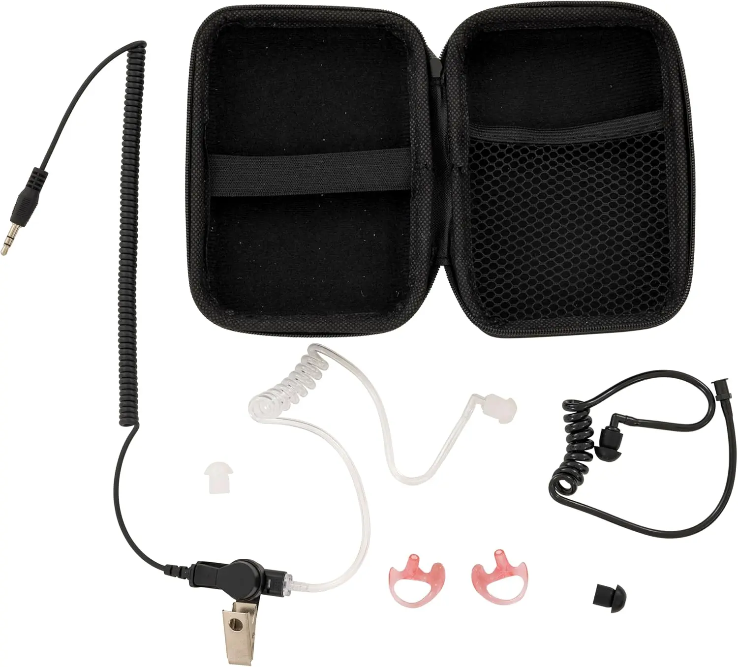 Covert 3.5mm Wired Headphones, Universal Compatibility with Phones & Electronic Devices for Audio Listening