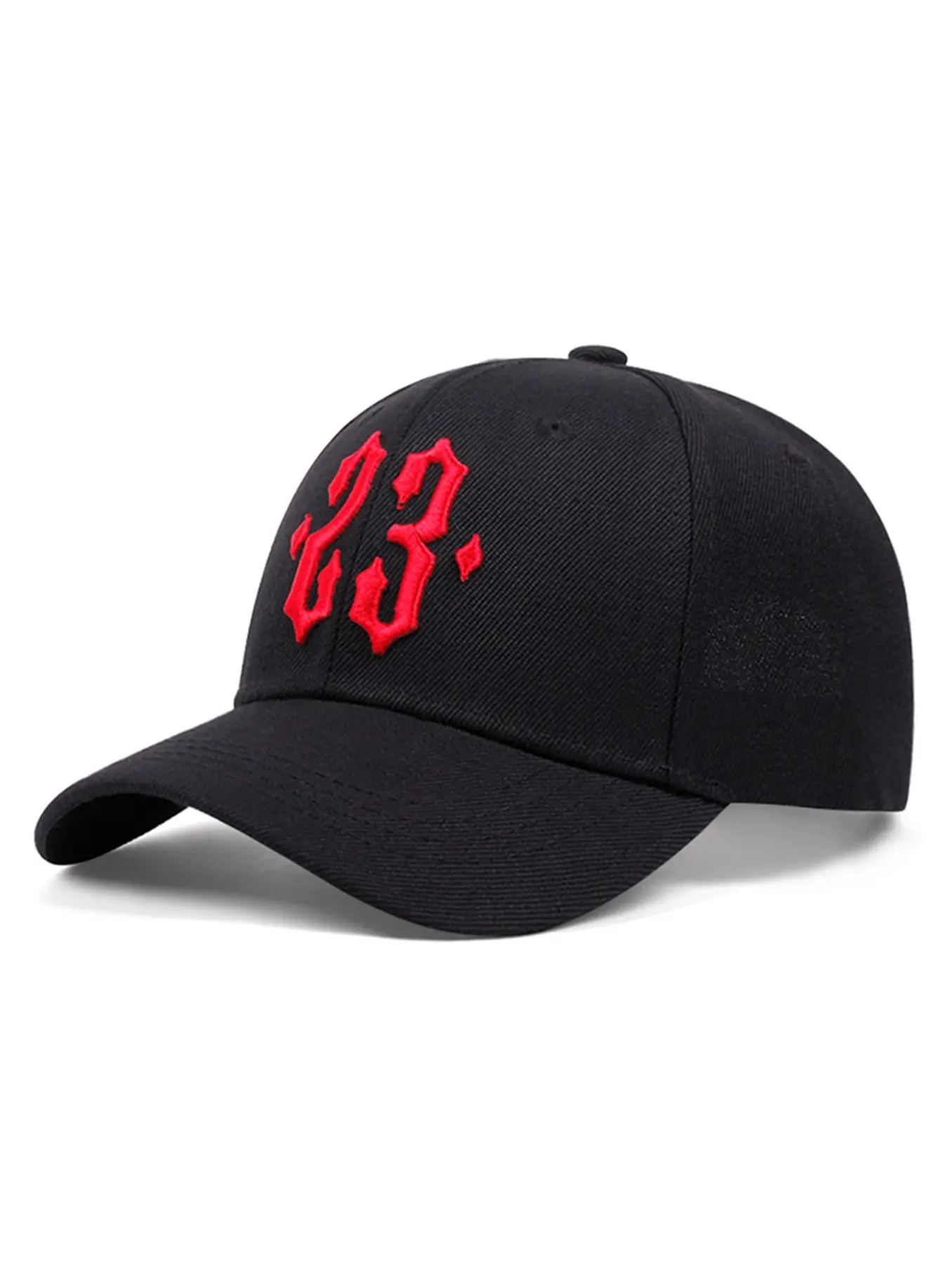 2026 New Simple Creative Hip Hop Hat 23 Embroidered Street Fashion and Personalized Skateboarding Hat Outdoor Leisure Sports Sunshade Hat Daily Life Commuter Decorative Hat Male Female Same Style Baseball Hat