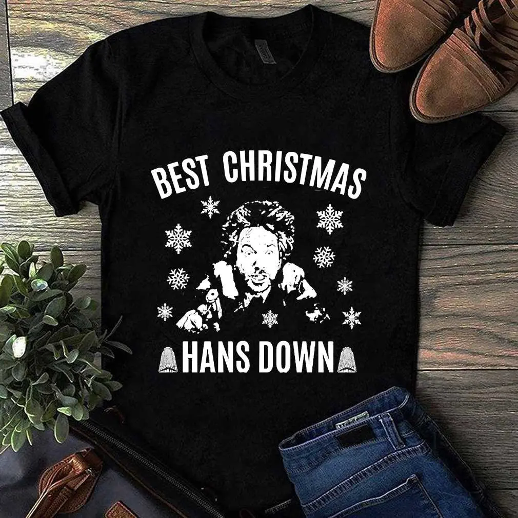 Die Hard Best Christmas Hans Down T-Shirt