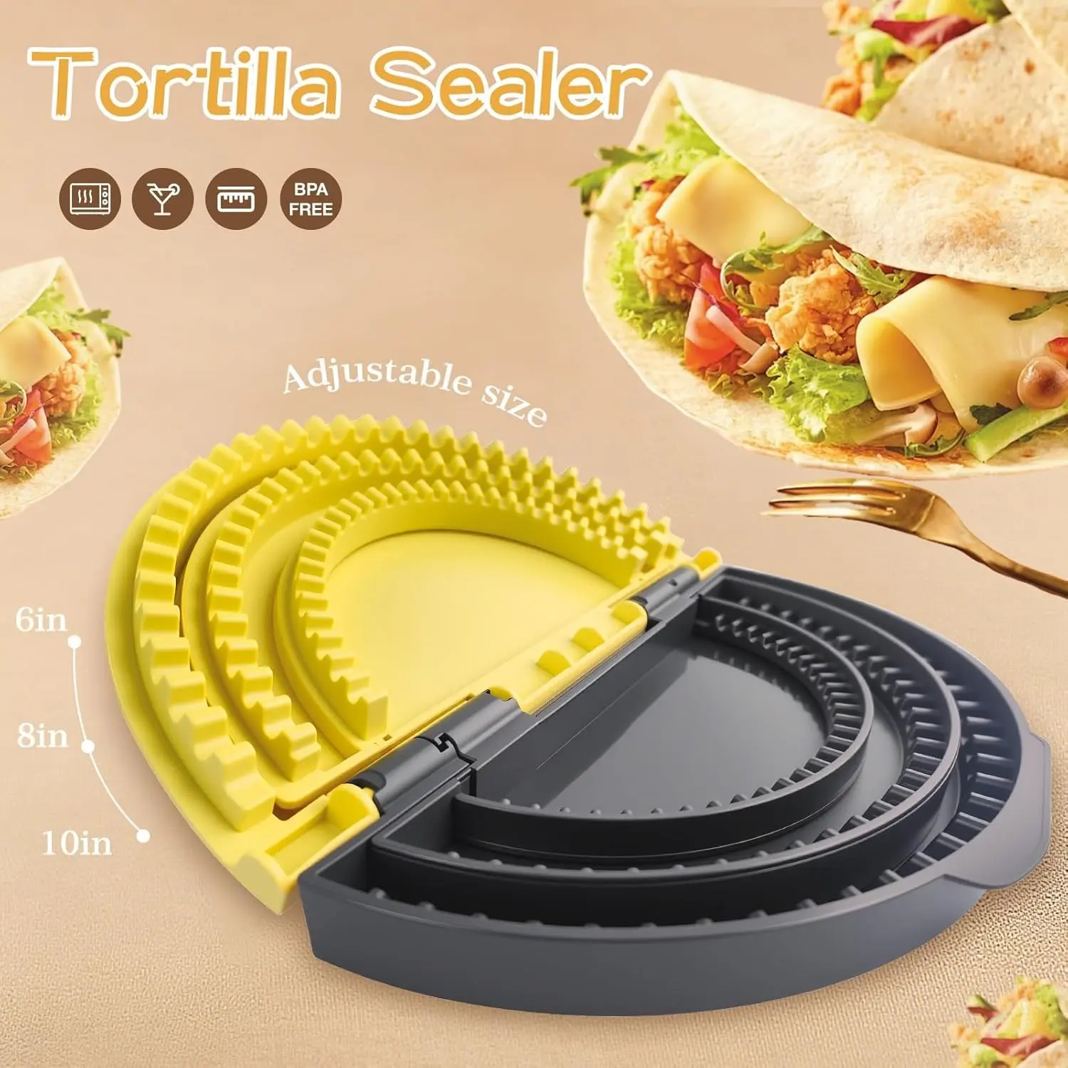 Home Kitchen Toasted Bread Tool, DIY Dual-Sided Sandwich Maker Mold, Perfect for Baking & Making Homemade Sandwiches